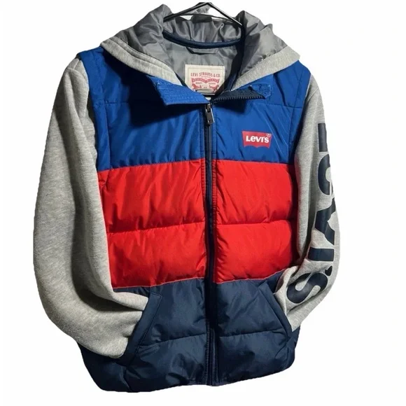 Levi’s Jacket Puffer Coat Youth Boys 12-13 Years Old Retro Style - Picture 12 of 12